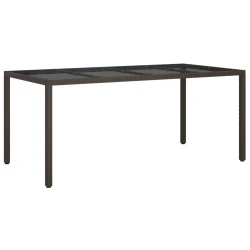 Stol za vrt Smeđa 190 x 90 x 75 cm poliratan