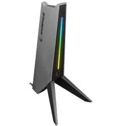 Rampage rm-h20 rgb sivi nosač za slušalice 35673