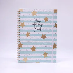 Be Cool notes sa zvezdicama plavi A4