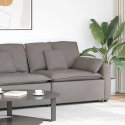 Modularni kauč s naslonom za ruke i jastucima, taupe 100 cm