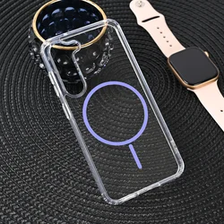 Maska za Samsung S911B S23 Magsafe Color Line, Ljubičasta