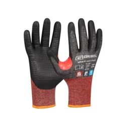 Rukavice radne Multi cut F plus vel.10 XL bordo/crne Gebol