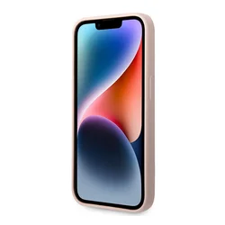 Maska Karl Lagerfeld Liquid Silicone Ikonik NFT za iPhone 13 Pro, Roze