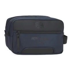 PEPE JEANS BROMLEY muški neseser sa 2 pregrade - teget