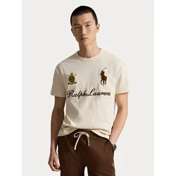 Polo Ralph Lauren Majica 710B20010001 Kremna Regular Fit