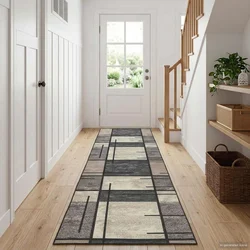 vidaXL Preproga runner LESAKA Rjava 80 x 200 cm Diamantni žamet