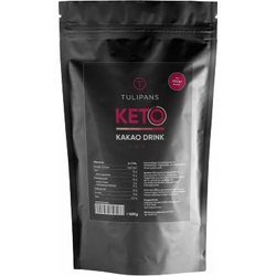 TULIPANS Keto kakao napitak + MCT - 450 g