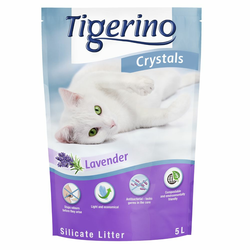 Tigerino Crystals Fresh - grudajući mačji pijesak - Crystals Lavender - pijesak za mačke