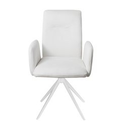 ARTINVEST Trpezarijska stolica, 8516, 610x560x900 mm, Bela