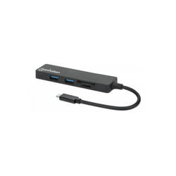 MAMHATTAN USB-C HUB 3port 164948 3.2 G1/5Gbps/CR/Crni