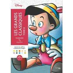 Coloriages mysteres Les Grands classiques Disney Tome 8