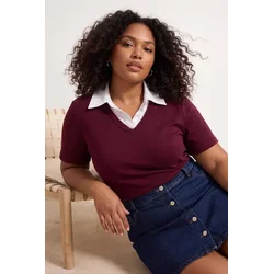 Trendyol Curve Ženska bluza Tbbss26Af00097, Ljubičasta