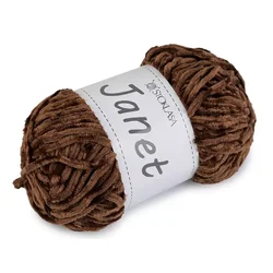Pletena preja Janet 100 g - rjava