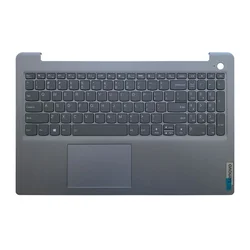 Palmrest (C Cover) sa tastaturom za laptop Lenovo ideapad 3-15ITL6 3-15ADA6 3-15ALC6 silver