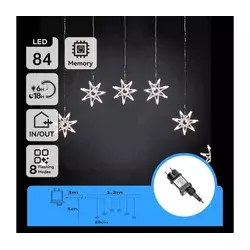 Aigostar - LED girlanda za spoljašnju upotrebu 84xLED/230V 1,2x1m IP44 hladno belo pahulje