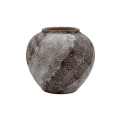 Homestar Vaza TITAN STONE D20xV20 cm bež rjava