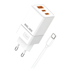 *Polnilnik 65W GaN 2xUSB-C +USB-A + USB-C kabel
