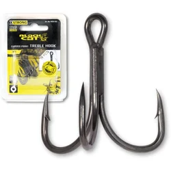 CURVED POINT TREBLE HOOK DG #1 5pcs (4550001)
