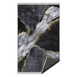 Črna preproga 160x230 cm - Mila Home
