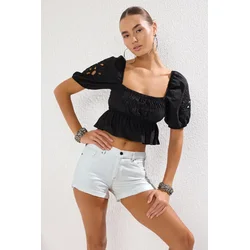Trendyol Milla Ženska bluza Tbess25Bz00000, Crna