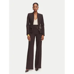 Rinascimento Suknjič CFC0130160003 Temno rjava Slim Fit