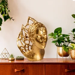 Aberto Design Dekorativna figura Yak-036-C, 24x36x32 cm