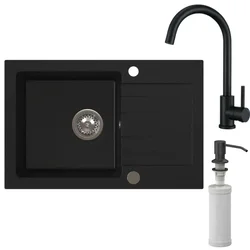 HOMEVELLO Kuhinjsko korito MIXA 681101 BLACK SET