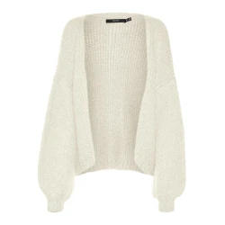 VERO MODA Pletena jopa MAYBE, bež