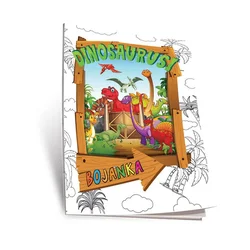 Bojanka za decu A4 - Lux dinosaurusi