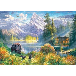 Schmidt - Puzzle Abraham Hunter: Idila v gorah - 1 000 kosov