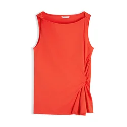 TOMMY HILFIGER Top oranžno rdeča