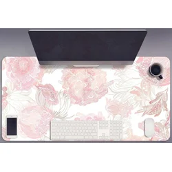 Decormat Podloga za pisalno mizo Floral pattern 90x45 cm