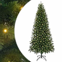 Umjetno božićno drvce s stalakom Zelena 180 cm PE i PVC