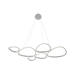 LED luster na sajli HELIX LED/61W/230V srebrna