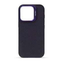 Maska za telefon CARBON LUX COLOR za Iphone 16 Pro, Ljubičasta