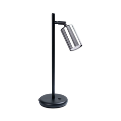 Sollux SL.1373 - Stona lampa WINX 1xGU10/10W/230V crna/hrom