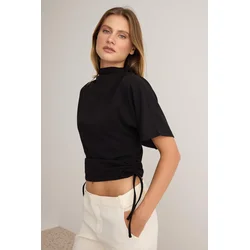 Trendyol Bluza črna