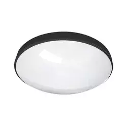 LED kupatilsko plafonsko svetlo CIRCLE LED/12W/230V 4000K prečnik 25 cm IP44 crna