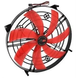 Airen Ventilator RedWingsGiant 300 LED RED (300x300x30mm)