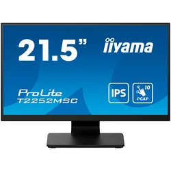iiyama ProLite T2252MSC-B2AG computer monitor 54.6 cm (21.5) 1920 x 1080 pixels Full HD LCD Touchscreen Black