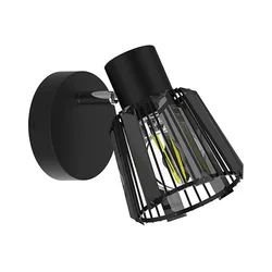 Prezent 27516 - Zidno reflektorsko svetlo PONTEO 1xE27/40W/230V crna
