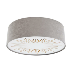 Plafonsko svetlo RAYS 2xE27/60W/230V, prečnik 60 cm, sivo