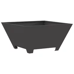 Vatra zdjela Crna 60 x 60 x 30 cm Otporni čelik