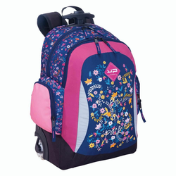 Torba školska Bodypack na kotačima Cvijeće MML10701