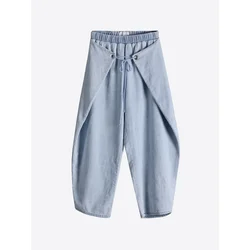 4TAILORS Hlače moder denim