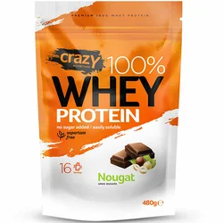 Crazy whey protein - nugat, 480g