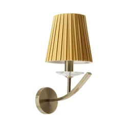 Zidna lampa VITORIA 1xE14/40W/230V žuta/mesing