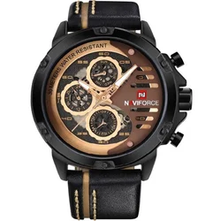 NAVIFORCE PR-2845 sat - Crni / Zlatni KP2845