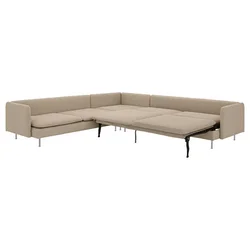 SÖDERHAMN Ugaona sofa ležaj, 6-sed, Kelinge bež