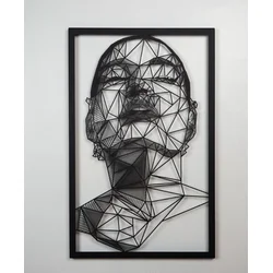 Wallity APT091MS Zidna dekoracija Antonietta, 45x70cm, Crna